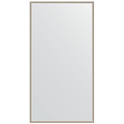 Зеркало Evoform Definite 128х68 BY 0742 в багетной раме - Витое серебро 28 мм