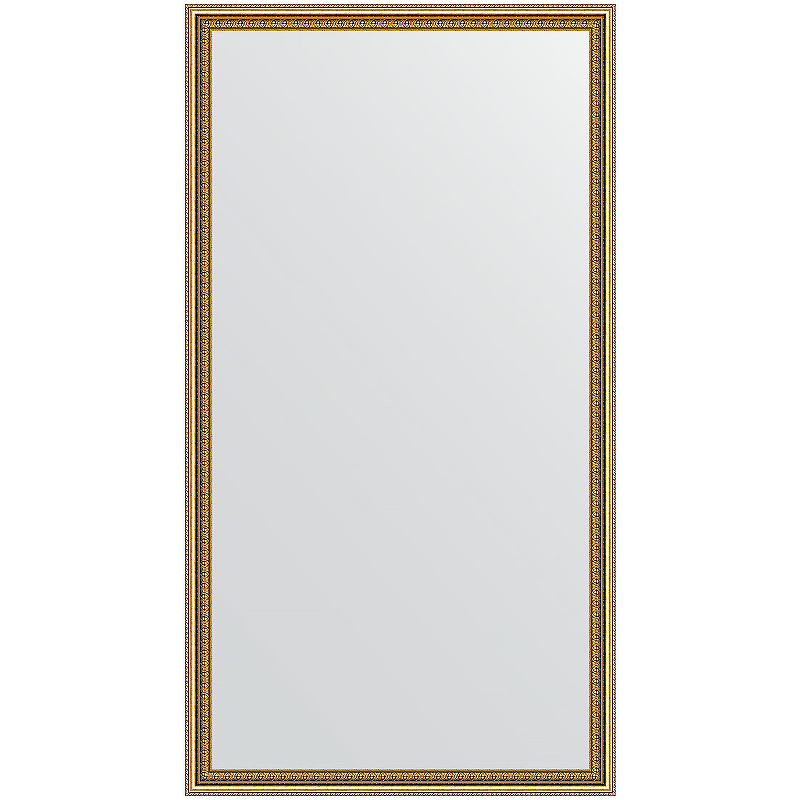 Зеркало Evoform Definite 132х72 BY 1097 в багетной раме - Бусы золотые 46 мм