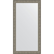 Зеркало Evoform Definite 104х54 BY 3072 в багетной раме - Виньетка состаренное серебро 56 мм