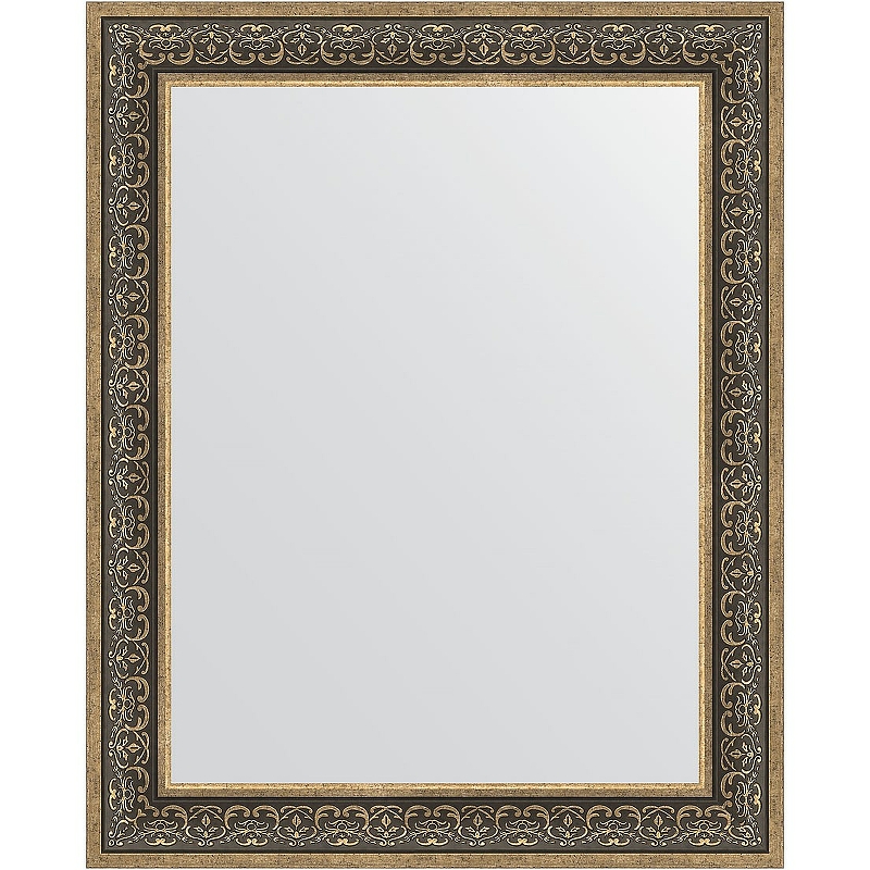 Зеркало Evoform Definite 103х83 BY 3288 в багетной раме - Вензель серебряный 101 мм