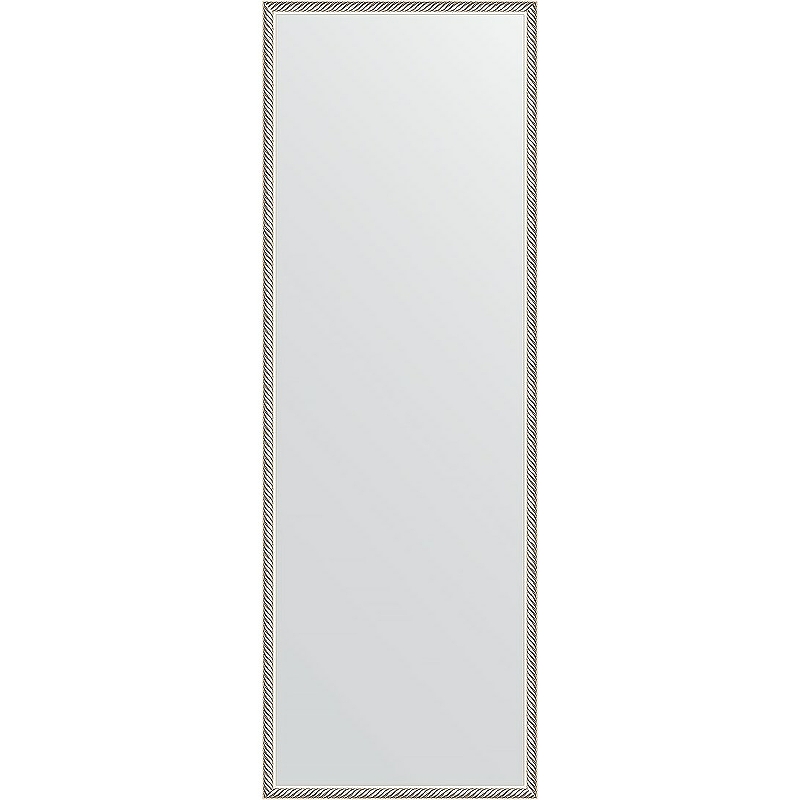 Зеркало Evoform Definite 138х48 BY 0708 в багетной раме - Витое серебро 28 мм
