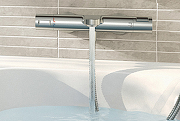 Смеситель для ванны Ideal Standard Ceratherm 200 New A4630AA с термостатом Хром-1
