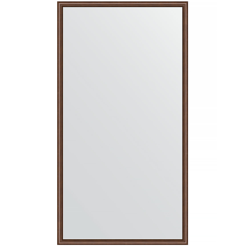 Зеркало Evoform Definite 108х58 BY 0723 в багетной раме - Орех 22 мм зеркало в раме мебельный двор п5 с мд п1 орех