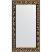 Зеркало Evoform Definite 113х63 BY 3096 в багетной раме - Вензель серебряный 101 мм