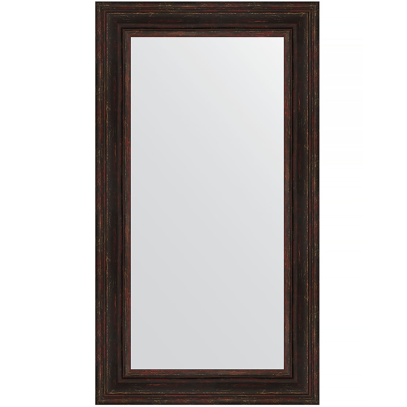Зеркало Evoform Definite 112х62 BY 3094 в багетной раме - Темный прованс 99 мм зеркало с гравировкой в багетной раме evoform темный прованс 99 мм 109x109 см