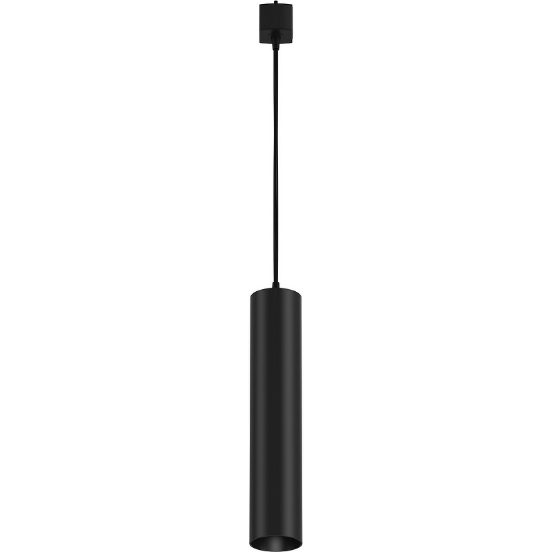 Трековый светильник Maytoni Single phase track system Focus TR025-1-GU10-B Черный светильник подвесной 1 м² gu10 призма цвет черный