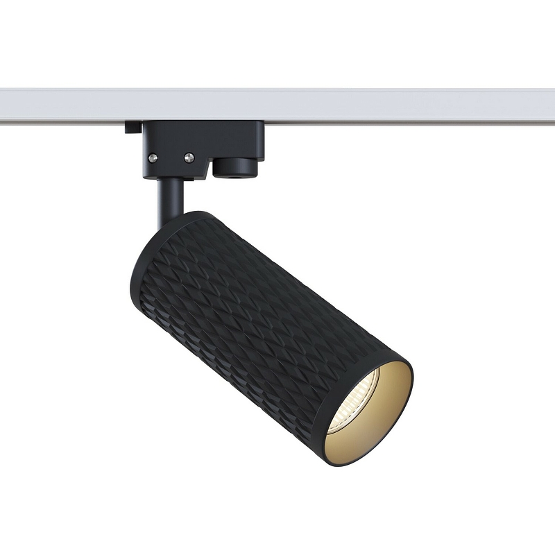 Трековый светильник Maytoni Unity Focus Design TR011-1-GU10-B Черный светильник трековый эра tr10 gu10 б0053310 gu10 15 вт 230 в черный ip20