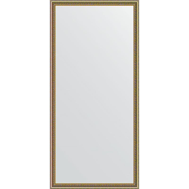 Зеркало Evoform Definite 152х72 BY 1112 в багетной раме - Бусы золотые 46 мм