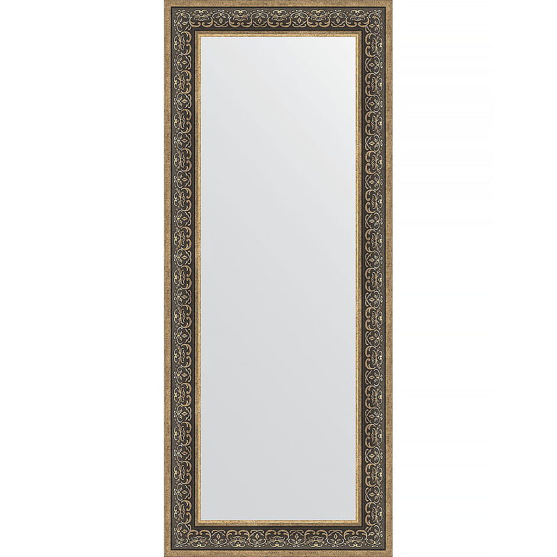 Зеркало Evoform Definite 153х63 BY 3128 в багетной раме - Вензель серебряный 101 мм