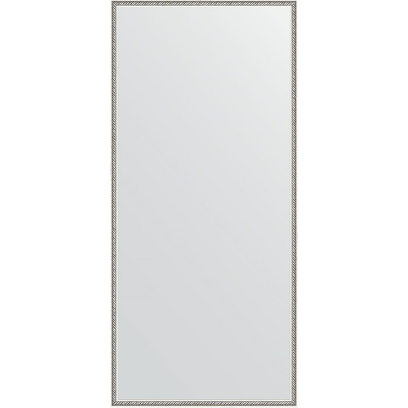 Зеркало Evoform Definite 148х68 BY 0759 в багетной раме - Витое серебро 28 мм