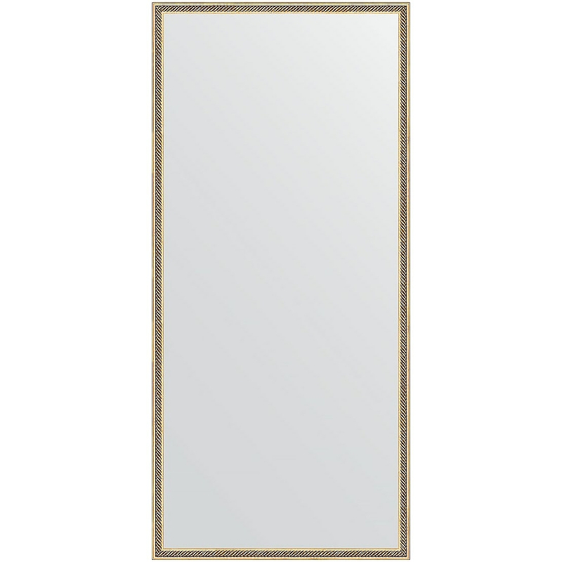 Зеркало Evoform Definite 148х68 BY 0760 в багетной раме - Витое золото 28 мм