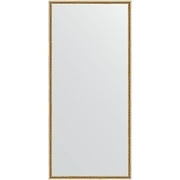 Зеркало Evoform Definite 148х68 BY 0760 в багетной раме - Витое золото 28 мм