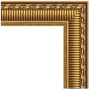 Зеркало Evoform Definite 50х40 BY 1350 в багетной раме - Золотой акведук 61 мм-1