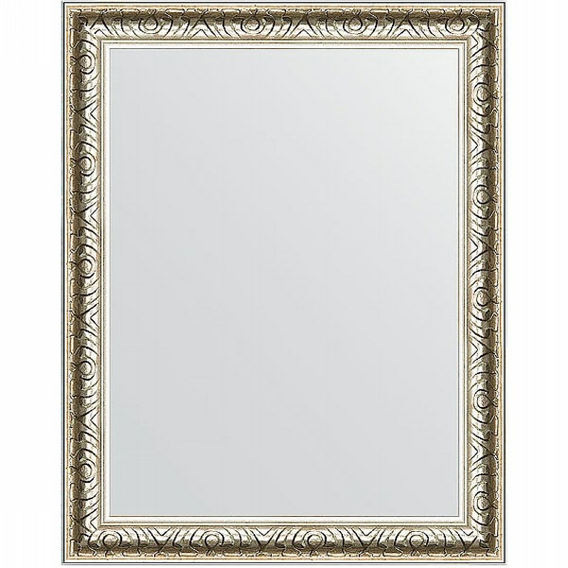 Зеркало Evoform Definite 47х37 BY 1342 в багетной раме - Мельхиор 41 мм зеркало evoform definite 47х37 by 1340 в багетной раме черненое серебро 38 мм
