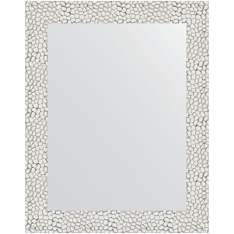 Зеркало Evoform Definite 48х38 BY 3002 в багетной раме - Чеканка белая 46 мм зеркало в багетной раме evoform чеканка белая 46 мм 48x68 см