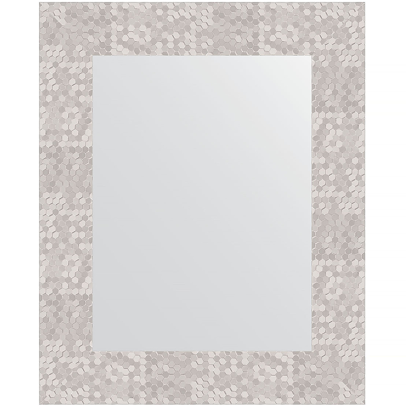 Зеркало Evoform Definite 53х43 BY 3019 в багетной раме - Соты алюминий 70 мм