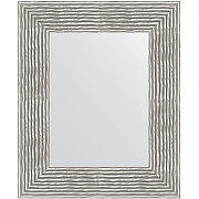Зеркало Evoform Definite 56х46 BY 3025 в багетной раме - Волна хром 90 мм