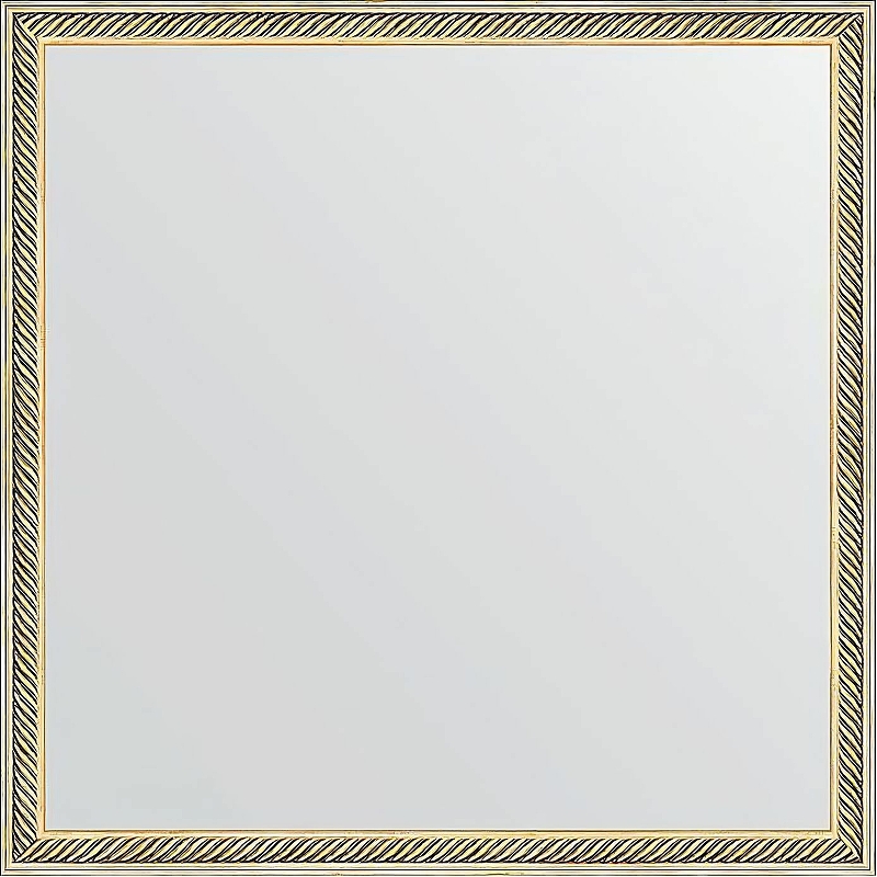 Зеркало Evoform Definite 58х58 BY 0606 в багетной раме - Витое золото 28 мм
