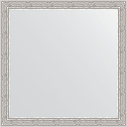 Зеркало Evoform Definite 61х61 BY 3134 в багетной раме - Волна алюминий 46 мм