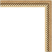 Зеркало Evoform Definite 68х68 BY 0657 в багетной раме - Витое золото 28 мм-1
