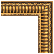 Зеркало Evoform Definite 154х74 BY 1118 в багетной раме - Золотой акведук 61 мм-1