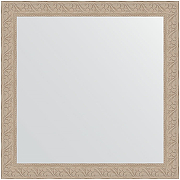 Зеркало Evoform Definite 64х64 BY 0781 в багетной раме - Беленый дуб 57 мм