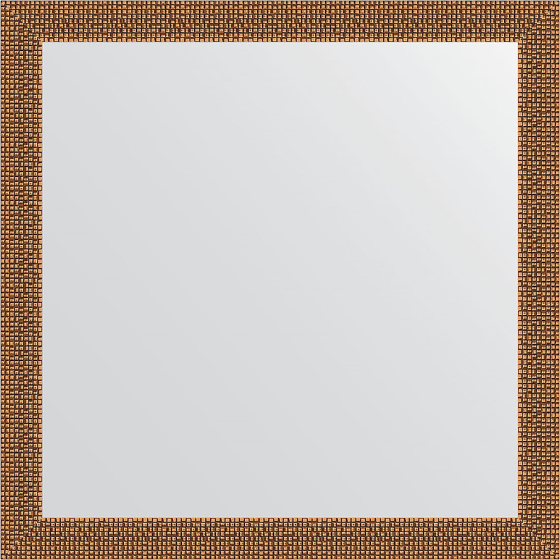 Зеркало Evoform Definite 71х71 BY 3227 в багетной раме - Мозаика медь 46 мм