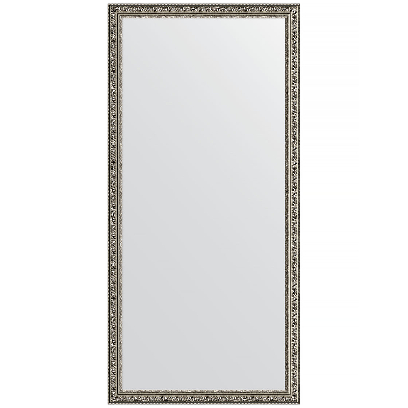Зеркало Evoform Definite 154х74 BY 3328 в багетной раме - Виньетка состаренное серебро 56 мм