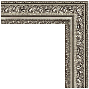 Зеркало Evoform Definite 154х74 BY 3328 в багетной раме - Виньетка состаренное серебро 56 мм-2