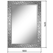 Зеркало Boheme Armadi Art NeoArt Rose 100 540 Серебро-5