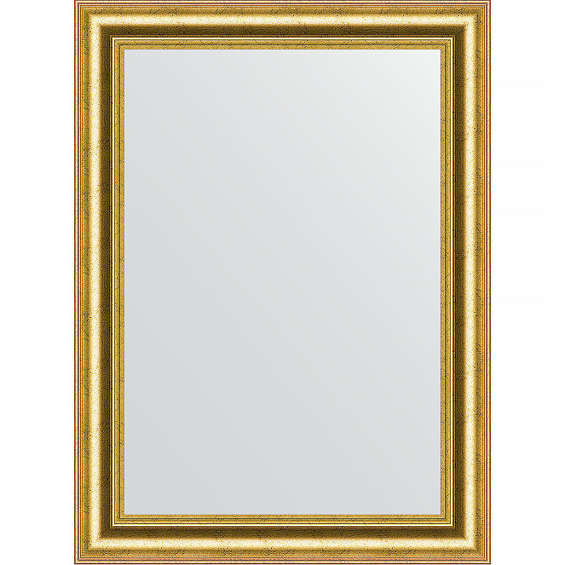 Зеркало Evoform Definite 76х56 BY 1001 в багетной раме - Состаренное золото 67 мм зеркало evoform definite 76х56 хром