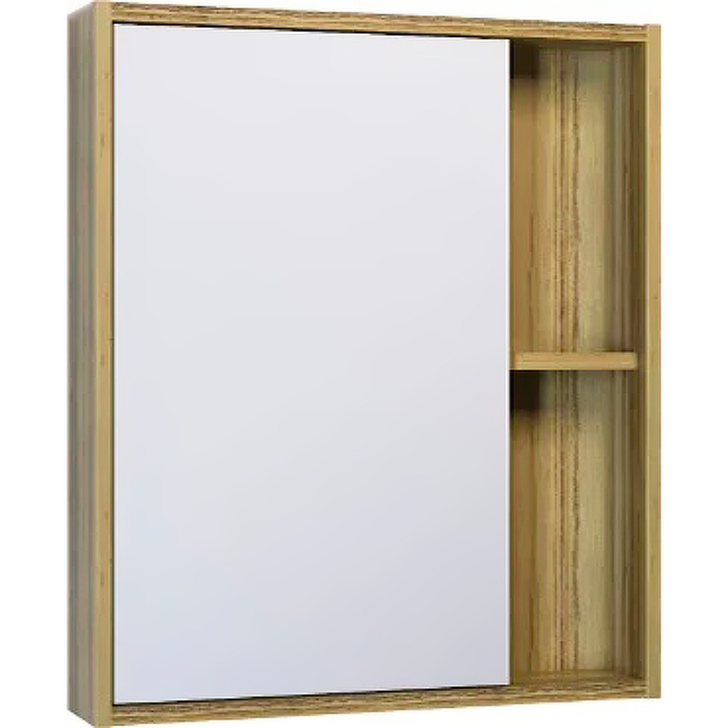 Зеркальный шкаф DIWO Углич 60 UGL.Z.60/P/M Светлое дерево зеркальный шкаф diwo ростов 70 со ро04070 011 белый