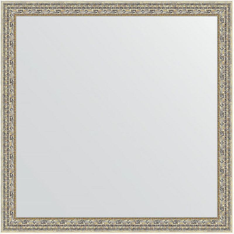 Зеркало Evoform Definite 72х72 BY 1023 в багетной раме - Сусальное золото 47 мм