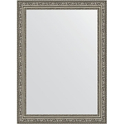 Зеркало Evoform Definite 74х54 BY 3040 в багетной раме - Виньетка состаренное серебро 56 мм