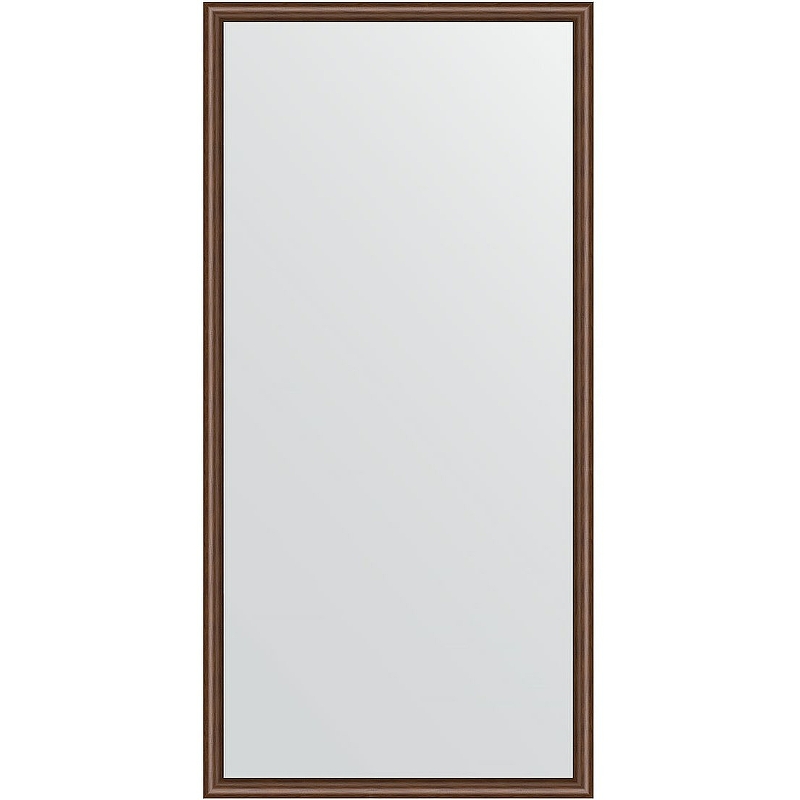 Зеркало Evoform Definite 98х48 BY 0689 в багетной раме - Орех 22 мм зеркало evoform definite 98х48 витая латунь