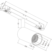 Трековый светильник Maytoni Magnetic track system Focus LED TR032-2-5W4K-W-B Черный-5