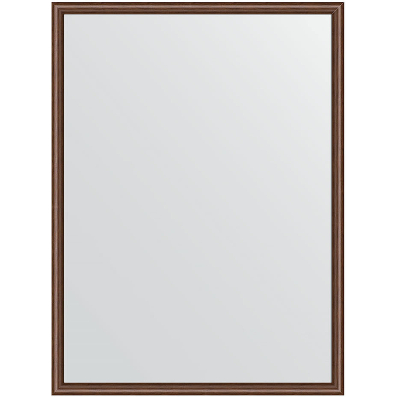 Зеркало Evoform Definite 78х58 BY 0637 в багетной раме - Орех 22 мм зеркало в раме мебельный двор п5 с мд п1 орех