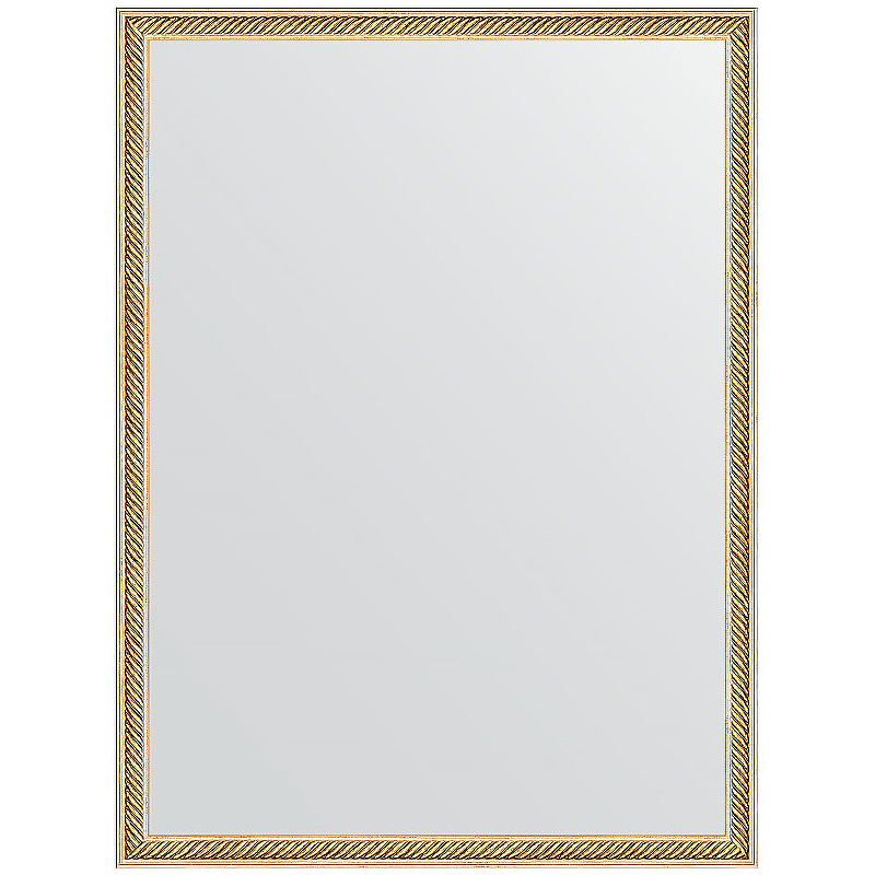 Зеркало Evoform Definite 78х58 BY 0640 в багетной раме - Витое золото 28 мм
