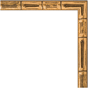 Зеркало Evoform Definite 77х57 BY 0643 в багетной раме - Золотой бамбук 24 мм-1