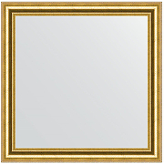 Зеркало Evoform Definite 76х76 BY 1031 в багетной раме - Состаренное золото 67 мм