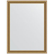 Зеркало Evoform Definite 82х62 BY 1007 в багетной раме - Бусы золотые 46 мм