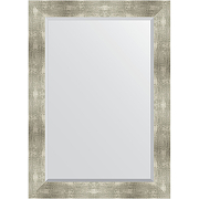 Зеркало Evoform Exclusive 106х76 BY 1200 с фацетом в багетной раме - Алюминий 90 мм