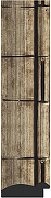 Зеркало Evoform Exclusive 103х73 BY 1196 с фацетом в багетной раме - Серебряный бамбук 73 мм-2