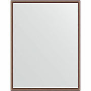 Зеркало Evoform Definite 88х68 BY 0672 в багетной раме - Орех 22 мм