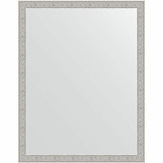 Зеркало Evoform Definite 91х71 BY 3262 в багетной раме - Волна алюминий 46 мм