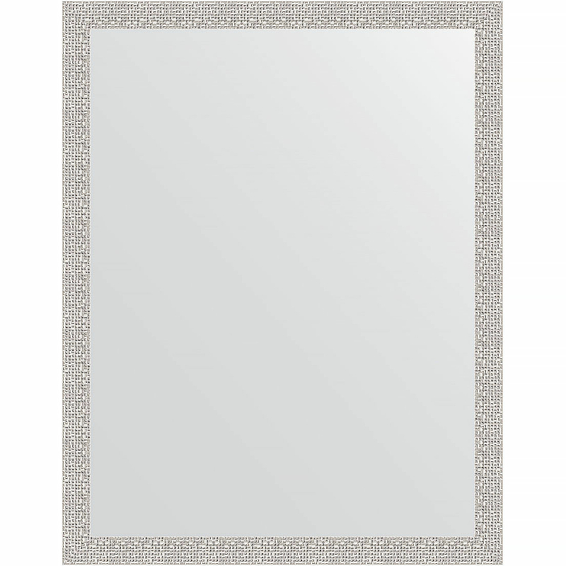 Зеркало Evoform Definite 91х71 BY 3260 в багетной раме - Мозаика хром 46 мм зеркало evoform definite 91х71 мельхиор