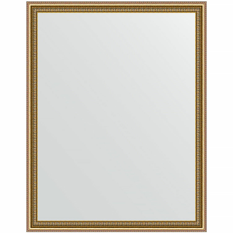 Зеркало Evoform Definite 92х72 BY 1037 в багетной раме - Бусы золотые 46 мм
