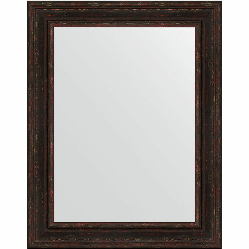 Зеркало Evoform Definite 92х72 BY 3190 в багетной раме - Темный прованс 99 мм зеркало с гравировкой в багетной раме evoform темный прованс 99 мм 69x158 см