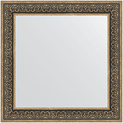 Зеркало Evoform Definite 83х83 BY 3256 в багетной раме - Вензель серебряный 101 мм