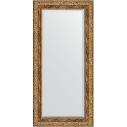 Зеркало Evoform Exclusive 115х55 BY 3488 с фацетом в багетной раме - Виньетка античная бронза 85 мм